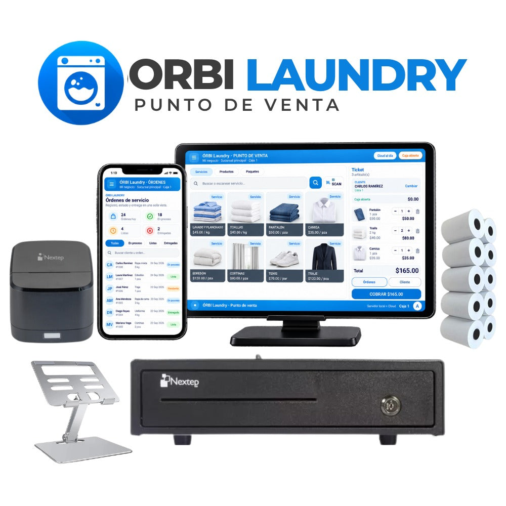 Kit Punto de Venta Orbi Lavandería 58mm