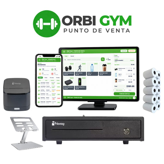 Kit Punto de Venta Tablet 10 Android + Impresora 58mm Bluetooth* para Gym