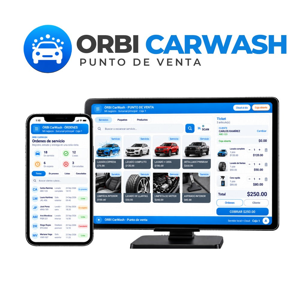 Licencia Orbi Car Wash Android