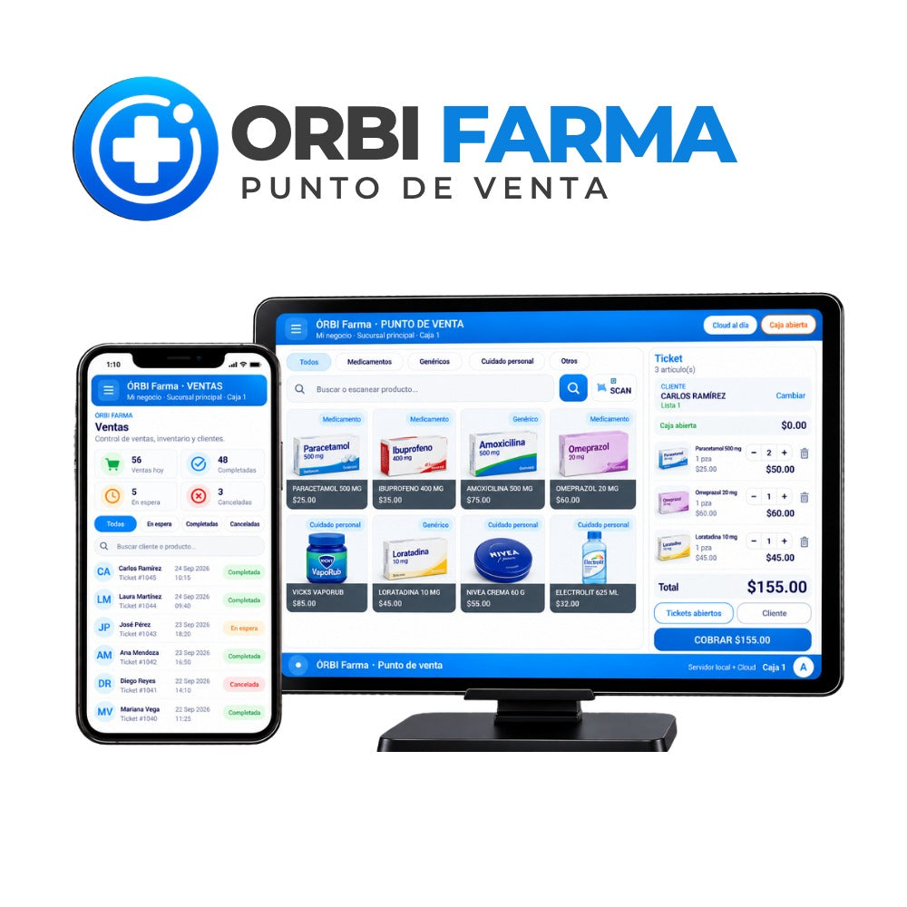 Licencia Orbi Farma Android