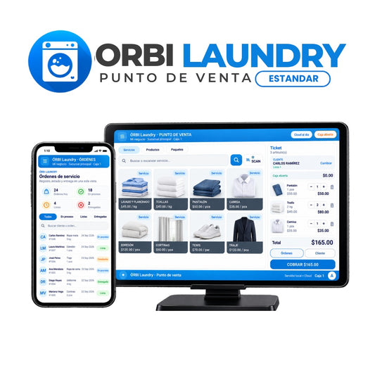 Licencia Orbi Pos Estandar Lavanderia Android
